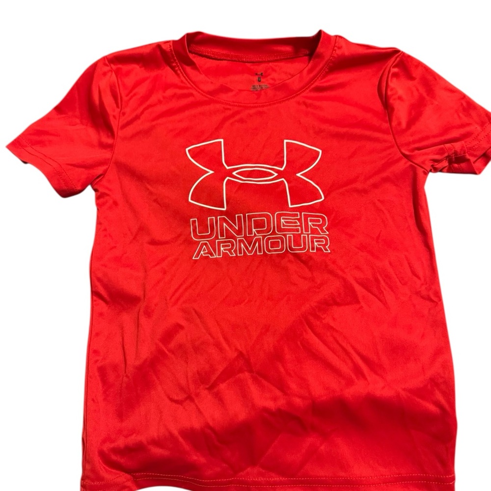 Under Armour Red Short Sleeve Tee